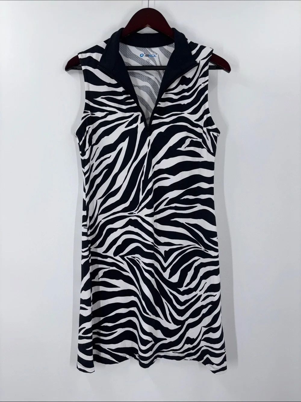 Ibkul Zebra Print Dress Women’s Size Small